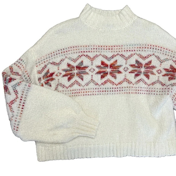 MM white turtle neck cropped sweater - Picture 1 of 4